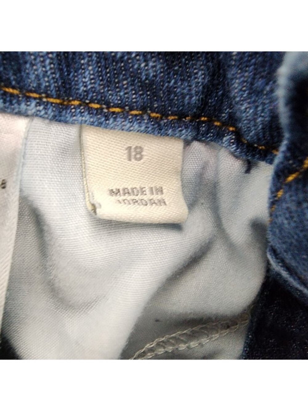 Style & Co Jeans Womens 18 Blue Stretch Denim Curvy Skinny Leg - Picture 13 of 16